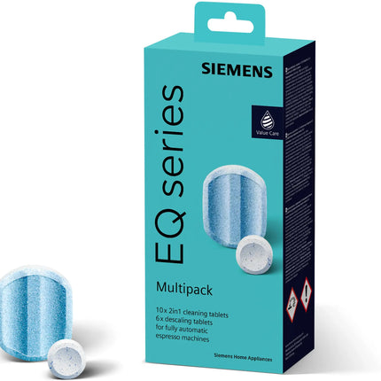 Siemens Multipack Entkalkung/Reinigung - 6 Entkalkungstabletten, 10 Reinigungstabletten