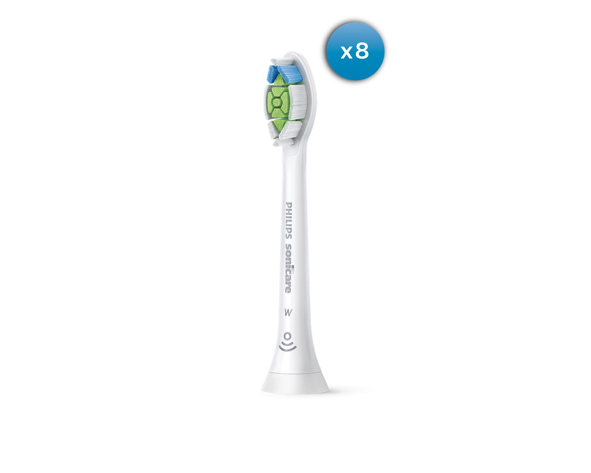 Philips Sonicare W2 Optimal White Standard-Bürstenköpfe 8er HX6068/12